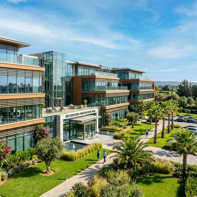 Bureau à Bouskoura ou centre-ville : le comparatif